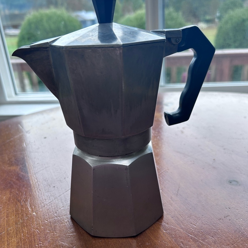 Vintage Omegna Stovetop Espresso Maker- made in Italy- perfect coffee lovers